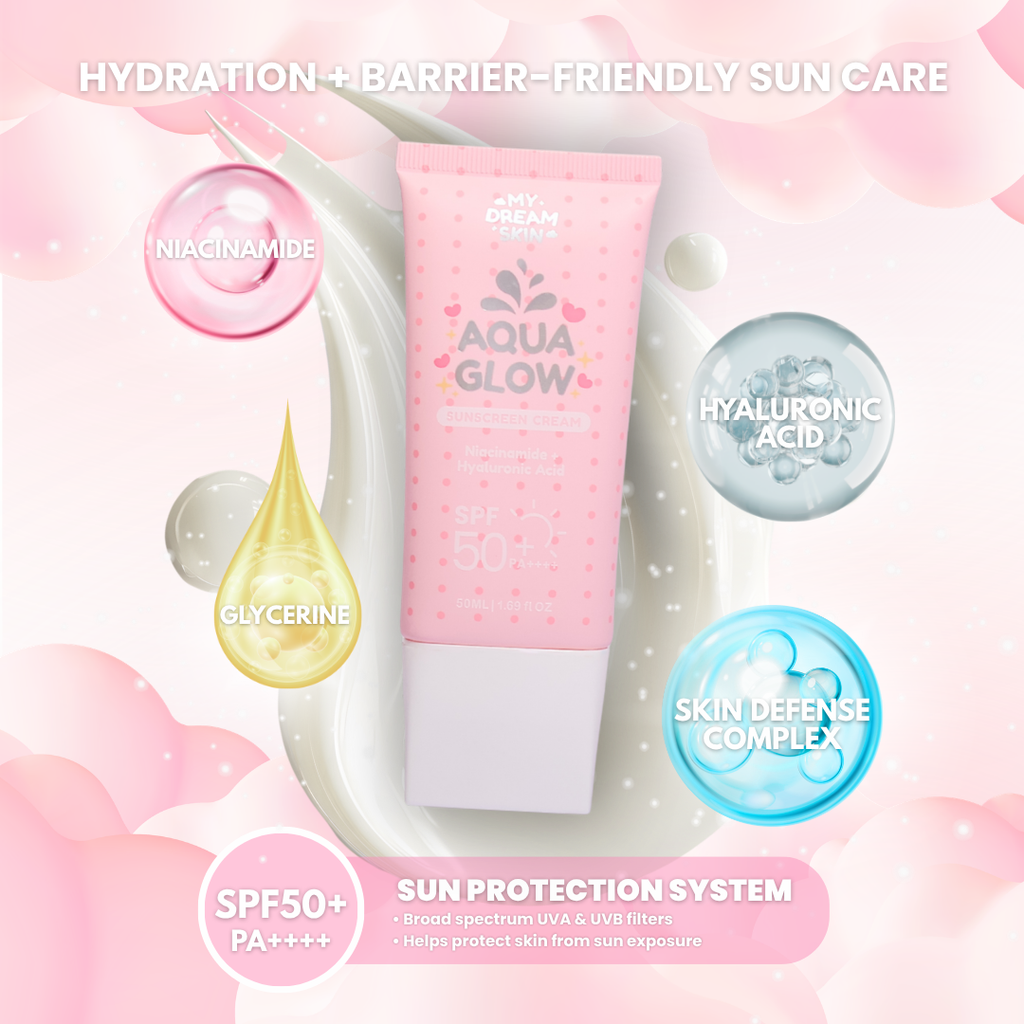 ☀️ My Dream Skin Aqua Glow Sunscreen Cream SPF50+ PA++++ 50 ML