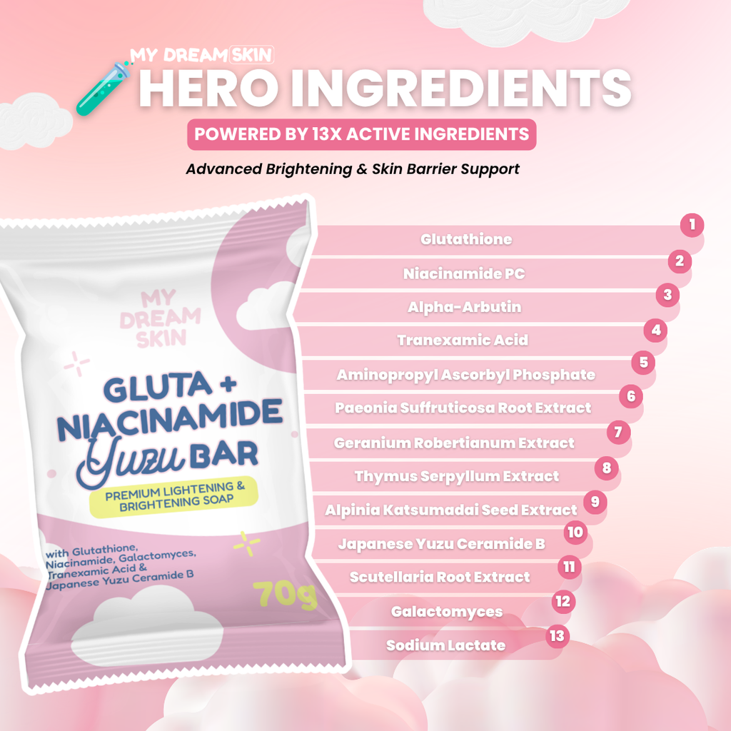 My Dream Skin Gluta + Niacinamide Yuzu Bar