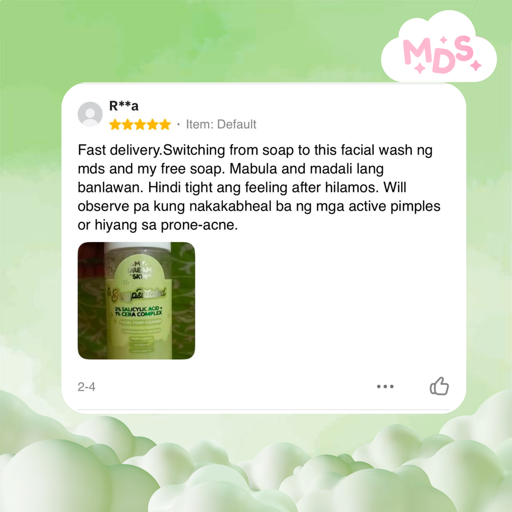 💚 My Dream Skin Encapsulated Salicylic Acid + Cera Complex Foam Cleanser
