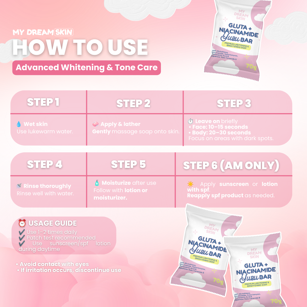My Dream Skin Gluta + Niacinamide Yuzu Bar