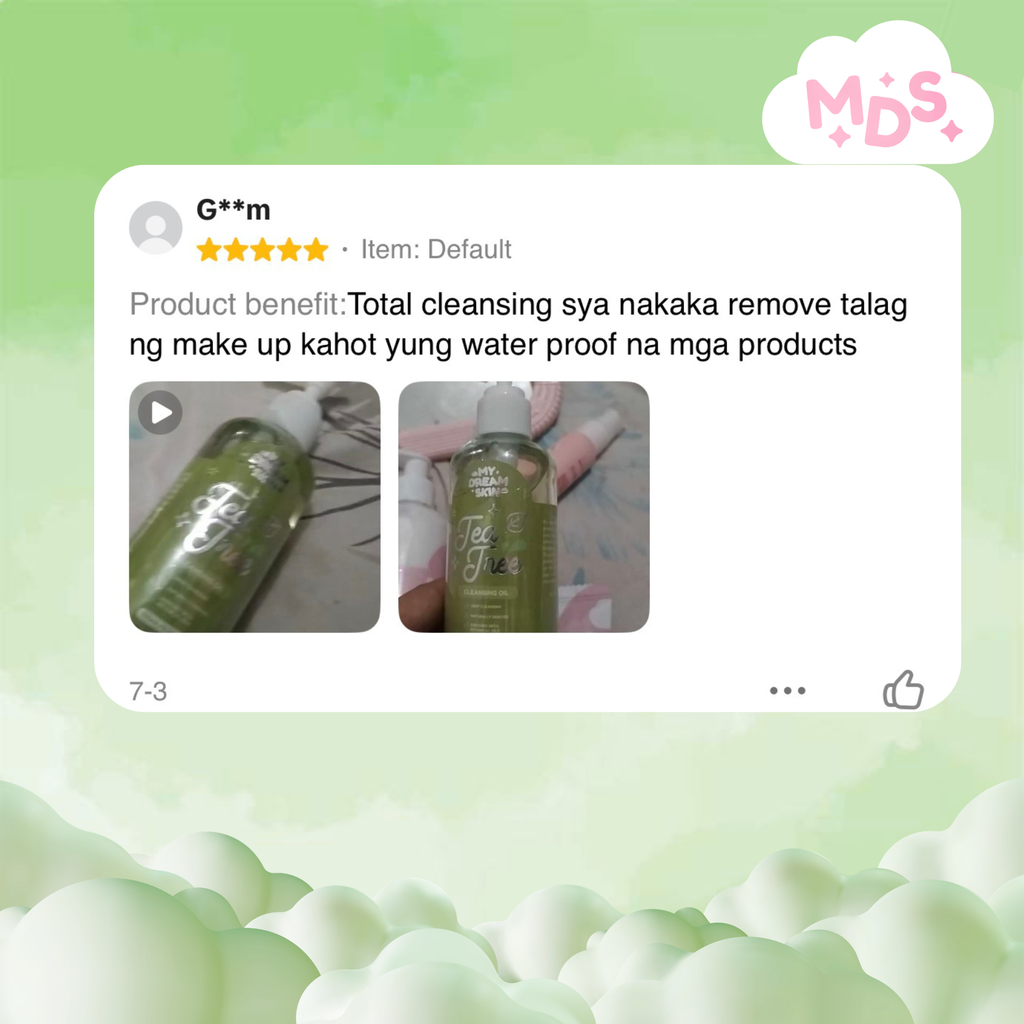 🌿 My Dream Skin Tea Tree Cleansing Oil