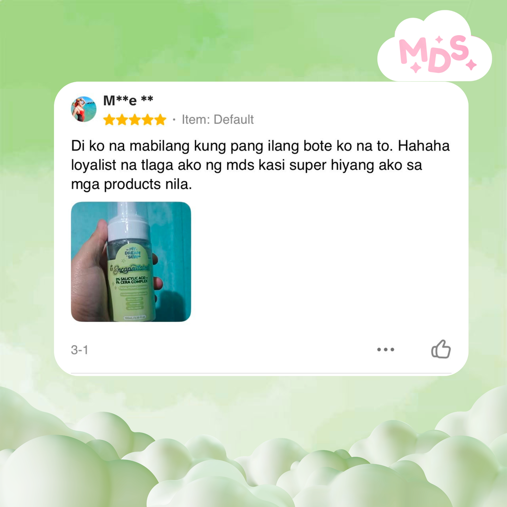 💚 My Dream Skin Encapsulated Salicylic Acid + Cera Complex Foam Cleanser