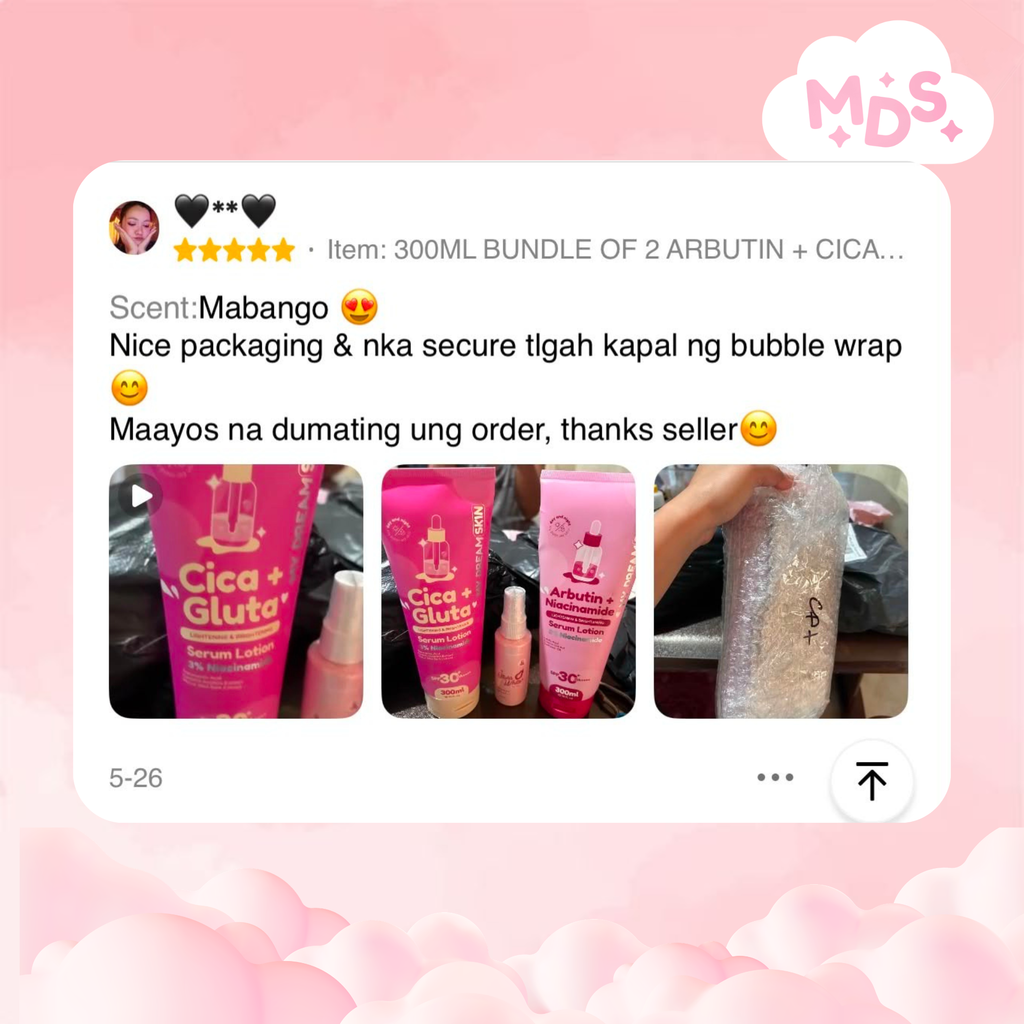 ✨ My Dream Skin Arbutin + Niacinamide Whitening Serum Lotion SPF30+ PA++++ 300 ML