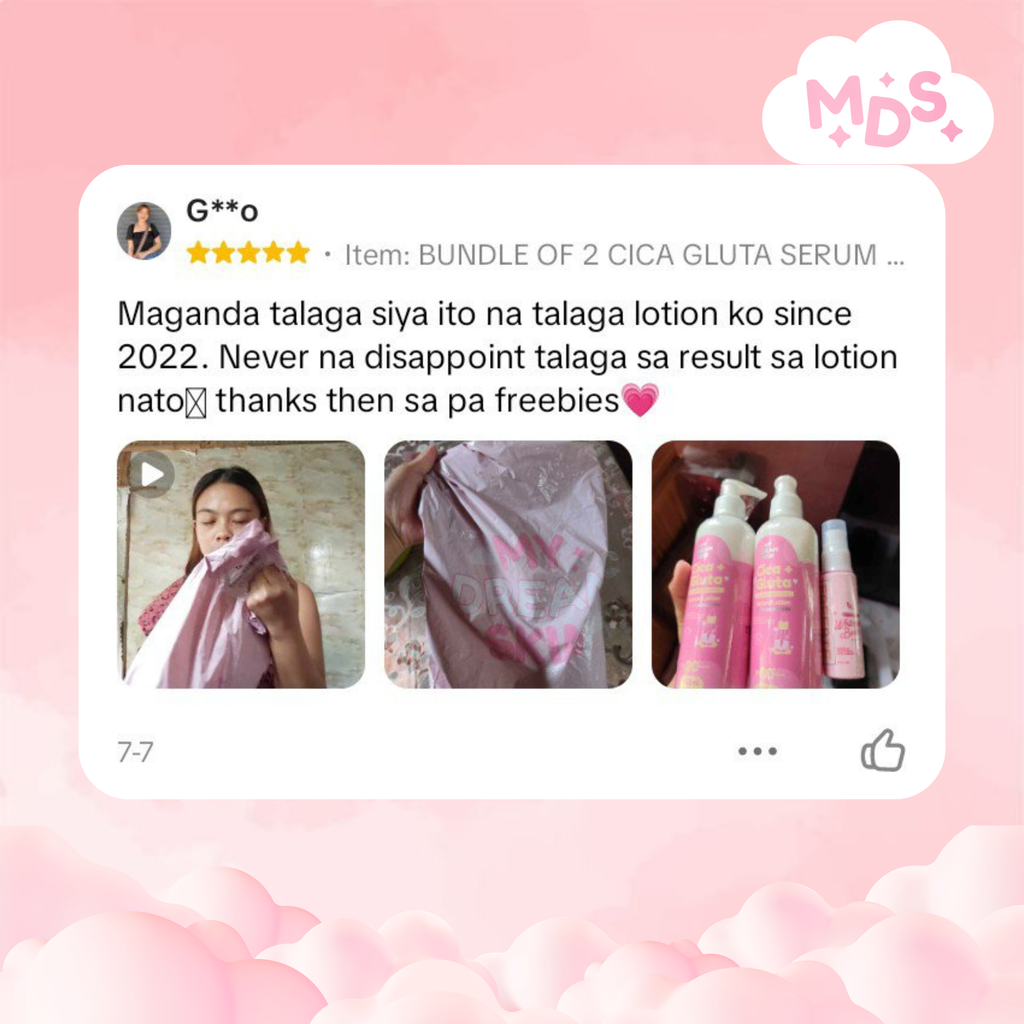 CICA + GLUTA INTENSE WHITENING LOTION