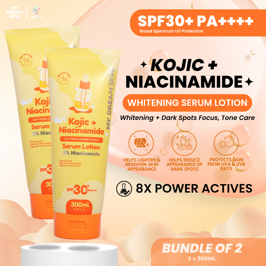 ✨ My Dream Skin Kojic + Niacinamide Whitening Serum Lotion SPF30+ PA++++ 300 ML