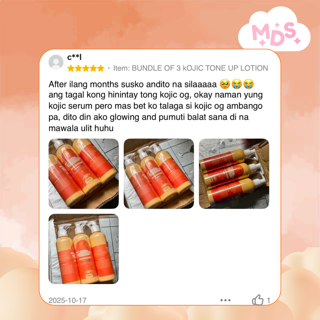 KOJIC + NIACINAMIDE INTENSE WHITENING LOTION