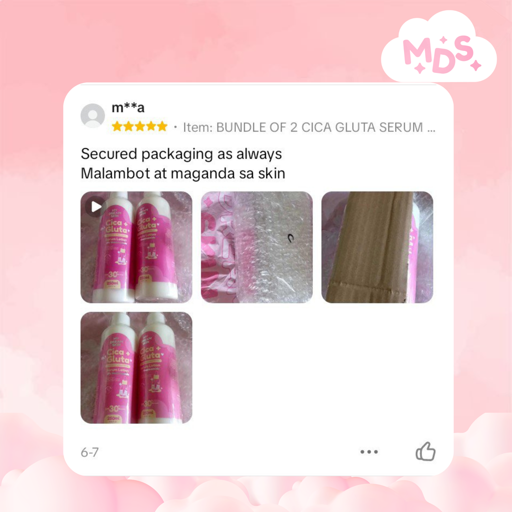 CICA + GLUTA INTENSE WHITENING LOTION