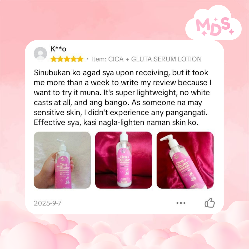 CICA + GLUTA INTENSE WHITENING LOTION