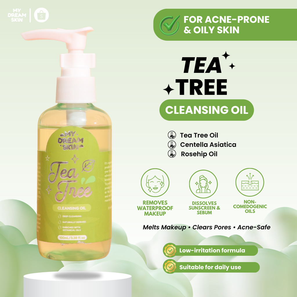 🌿 My Dream Skin Tea Tree Cleansing Oil