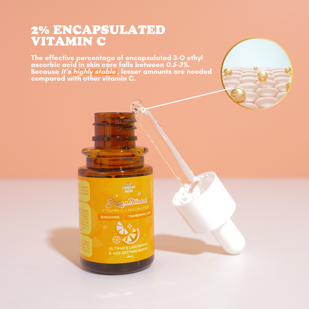 ENCAPSULATED VITAMIN C + NIACINAMIDE SERUM | BRIGHTENING | LIGHTENING | EVEN OUT SKIN TONE