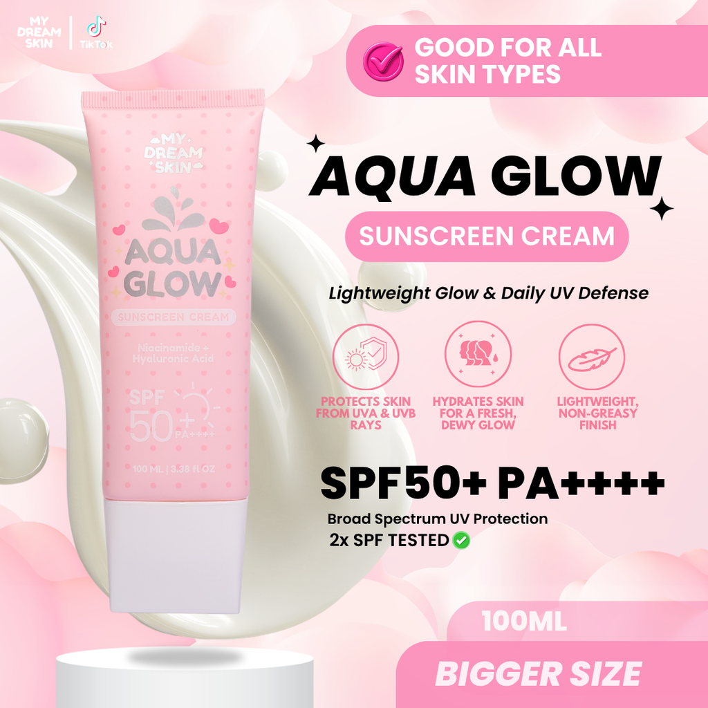☀️ My Dream Skin Aqua Glow Sunscreen Cream SPF50+ PA++++ 50 ML