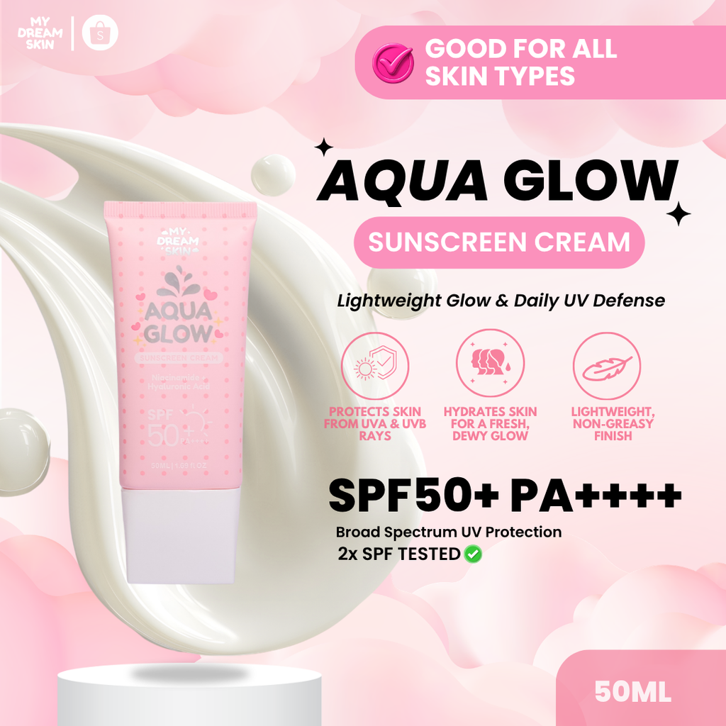 ☀️ My Dream Skin Aqua Glow Sunscreen Cream SPF50+ PA++++ 50 ML